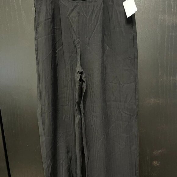 Laundry by Shelli Segal Wide-Leg Black Pants | Size M - Picture 6 of 6